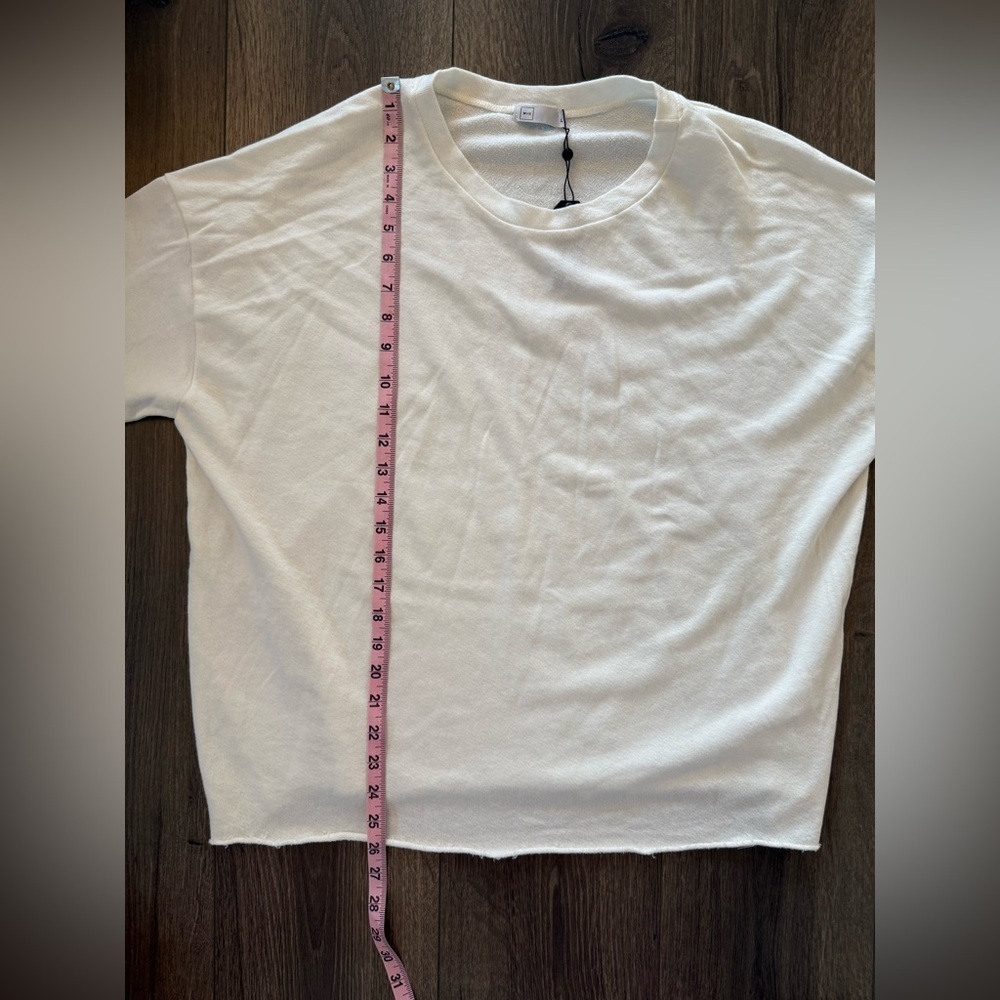 NWT Michelle by Comune Brownstown off White long sleeve sweater top Size large - Picture 6 of 7